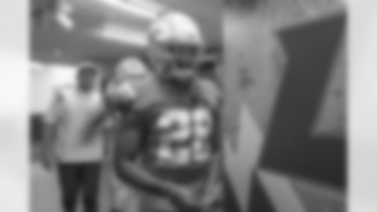 The Los Angeles Chargers prepare to play against the Miami Dolphins at SoFi Stadium on December 11, 2022 in Inglewood, California.