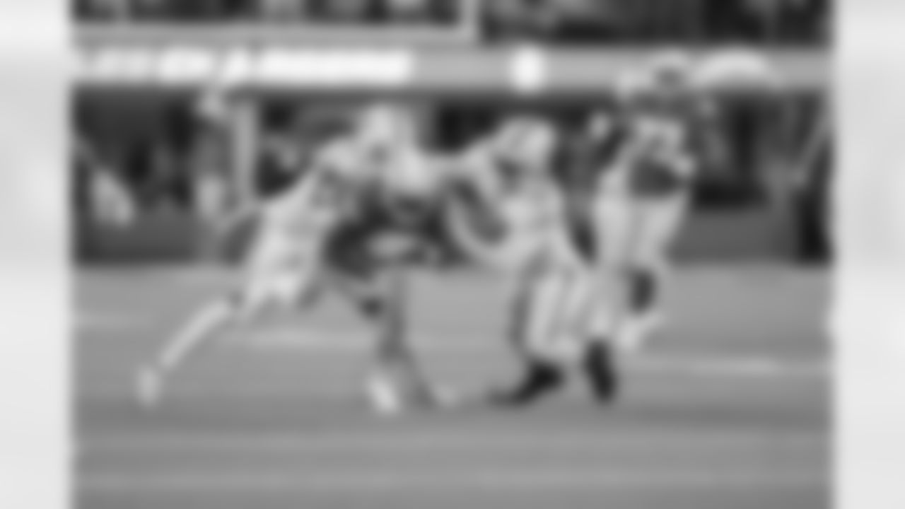 The Los Angeles Chargers defeated the Miami Dolphins by a score of 23-17 at SoFi Stadium on December 11, 2022 in Inglewood, California.