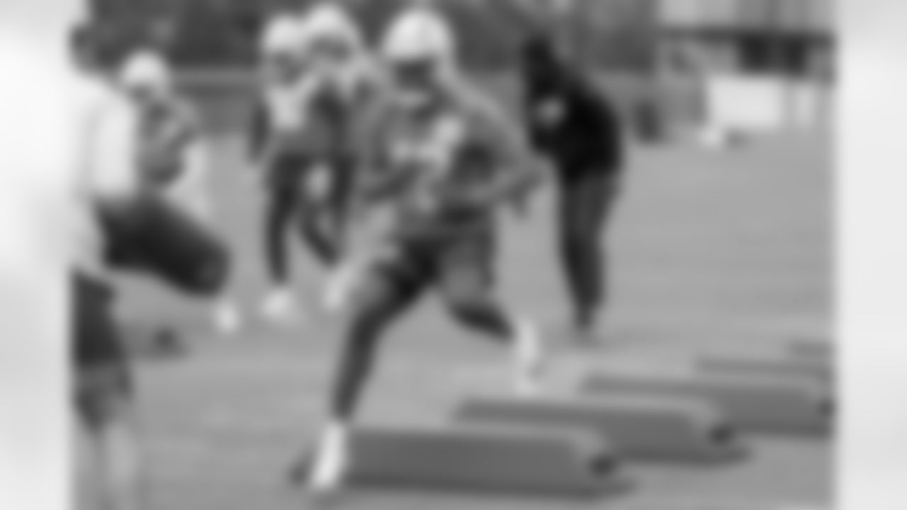 Chargers players during the fifth OTA of the 2023 off-season program