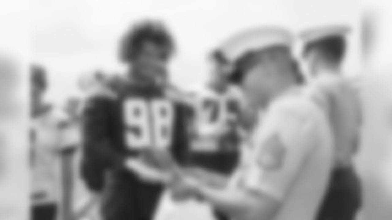 Los Angeles Chargers Community Relations Boots and Bolts at Hoag Performance Center on Friday September 28, 2018.
