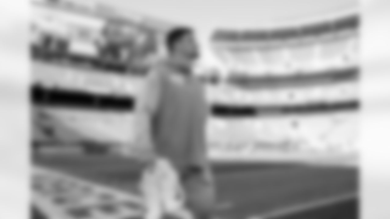 The Los Angeles Chargers prepare to play against the Cleveland Browns at FirstEnergy Stadium on October 9, 2022 in Los Angeles, California.