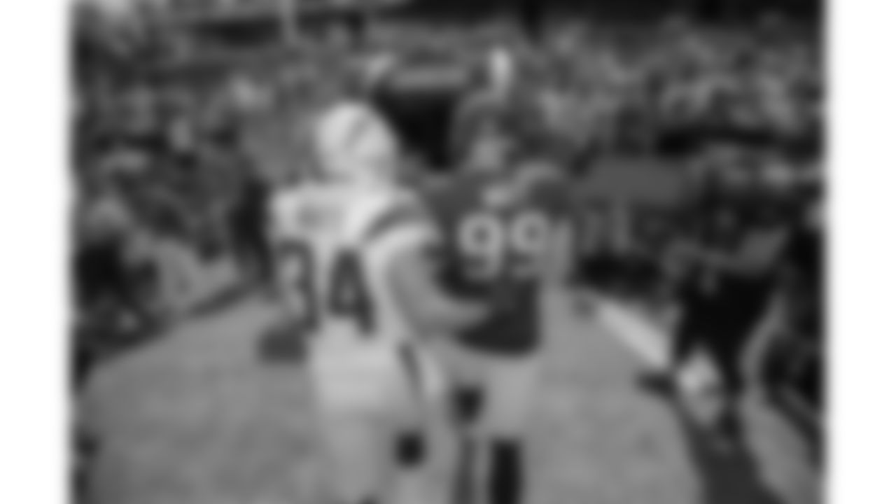 Football is Family – That phrase gets thrown around a lot, but it's literal when you have Watt brothers sharing the field like these two did in Week 3. It's special to capture moments like these knowing that at the end of the day, regardless of it's a win or loss for their teams, Derek and J.J. will always have each other. - Mike Nowak/Los Angeles Chargers