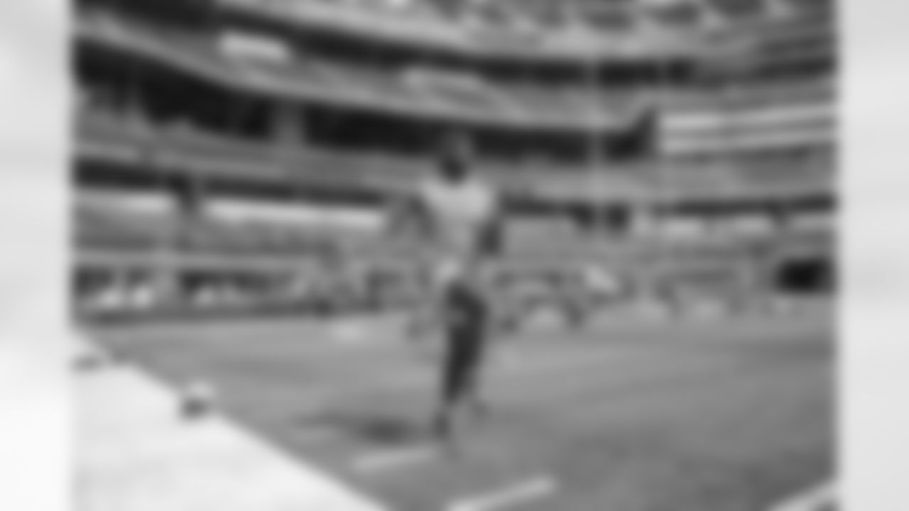 The Los Angeles Chargers prepare to play against the Jacksonville Jaguars at SoFi Stadium on September 25, 2022 in Inglewood, California.
