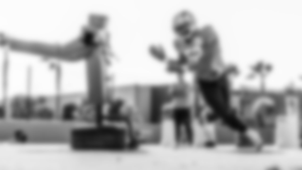 The Los Angeles Chargers practice on Thursday, November 3, 2022 at Hoag Performance Center in Costa Mesa, CA.