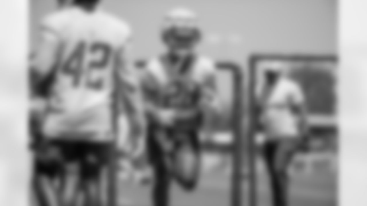 The Los Angeles Chargers practice on Tuesday, August 29, 2023 at Hoag Performance Center in Costa Mesa, CA.