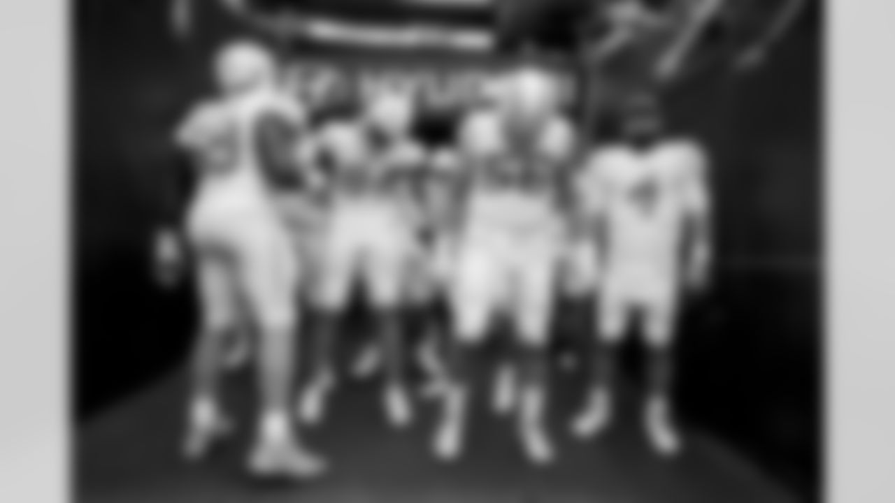 The Los Angeles Chargers prepare to play against the Houston Texans at NRG Stadium on October 2, 2022 in Houston, Texas.