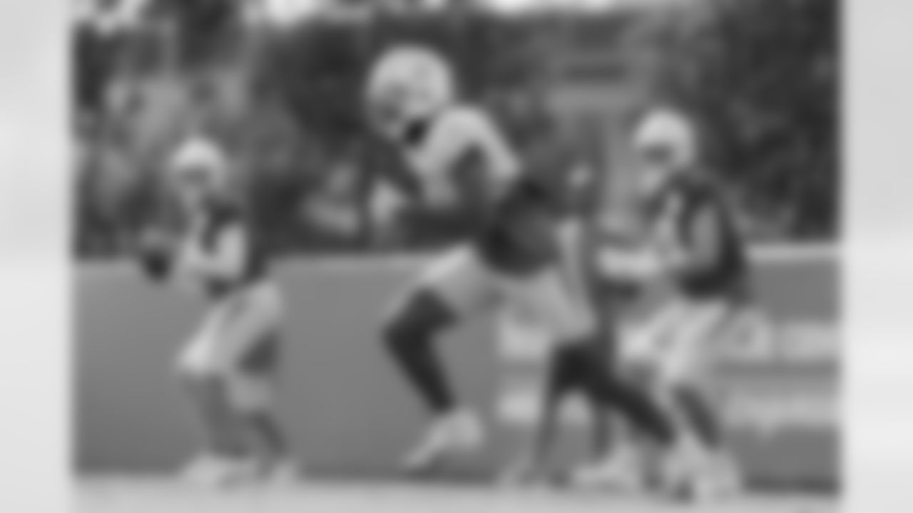 The Los Angeles Chargers practice on Friday, October 13, 2023 at Hoag Performance Center in Costa Mesa, CA.