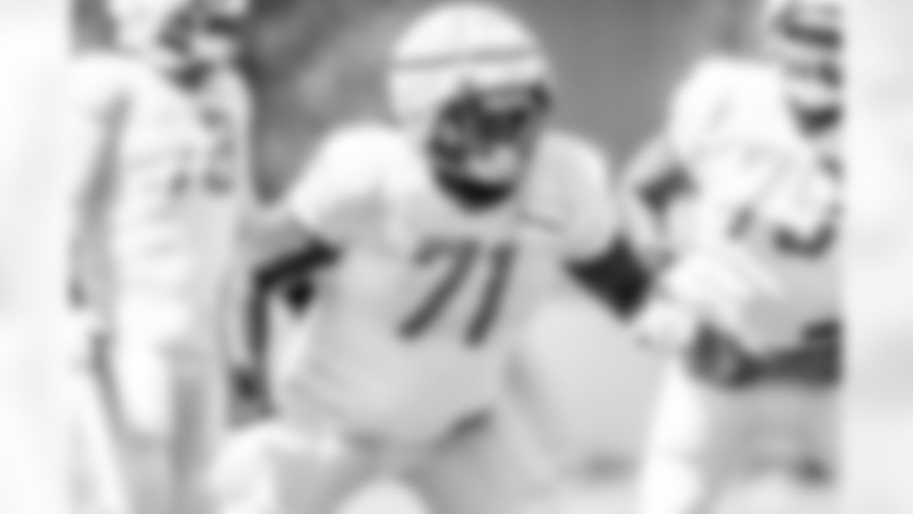 The Los Angeles Chargers practice on Wednesday, August 30, 2023 at Hoag Performance Center in Costa Mesa, CA.