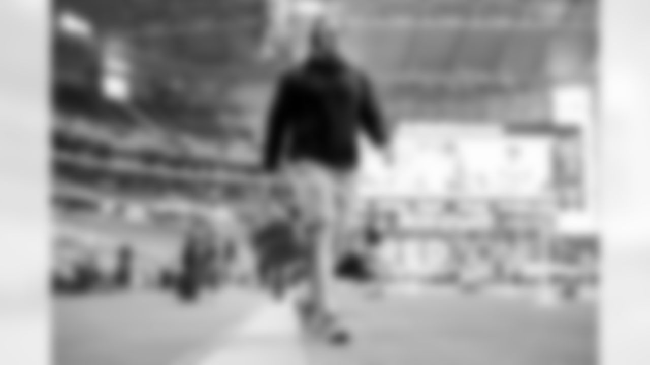 The Los Angeles Chargers arrive at State Farm Stadium to play the Arizona Cardinals in Glendale, Arizona