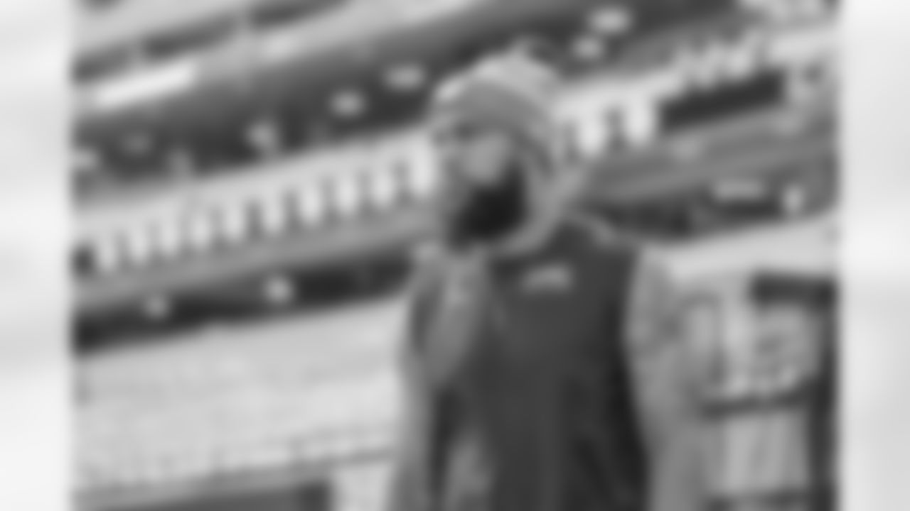 The Los Angeles Chargers prepare to play against the Seattle Seahawks at SoFi Stadium on October 23, 2022 in Inglewood, California.