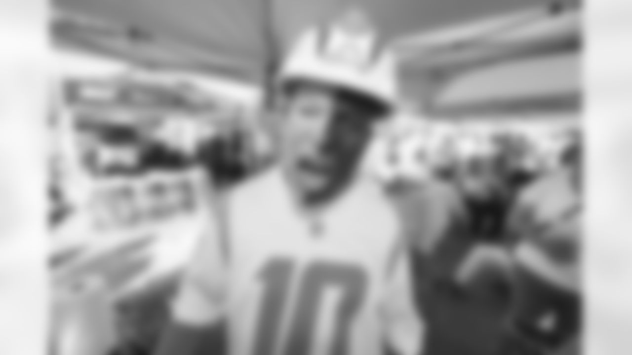 Bolt Fam show up to SoFi Stadium to root against the Jacksonville Jaguars on September 25, 2022 in Los Angeles, California.