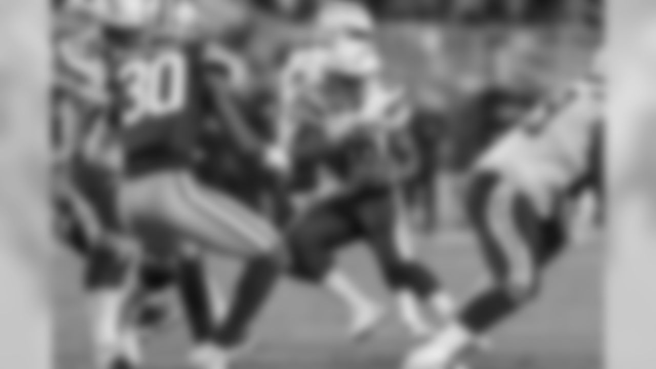 Terrell Watson runs downfield against the San Francisco 49ers during the last preseason game.