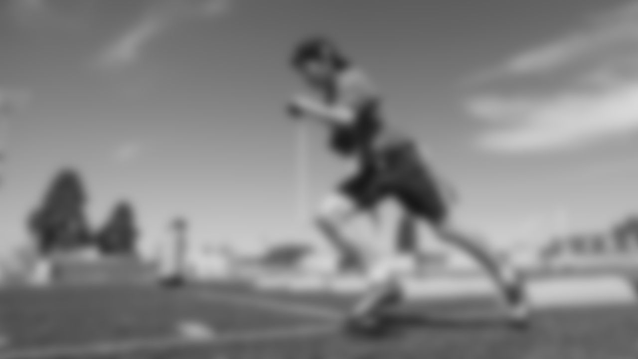 The Los Angeles Chargers partner with the San Diego Unified School District to host a flag football camp for middle schoolers on Saturday, April 8, 2023 at Madison High School in San Diego, CA.