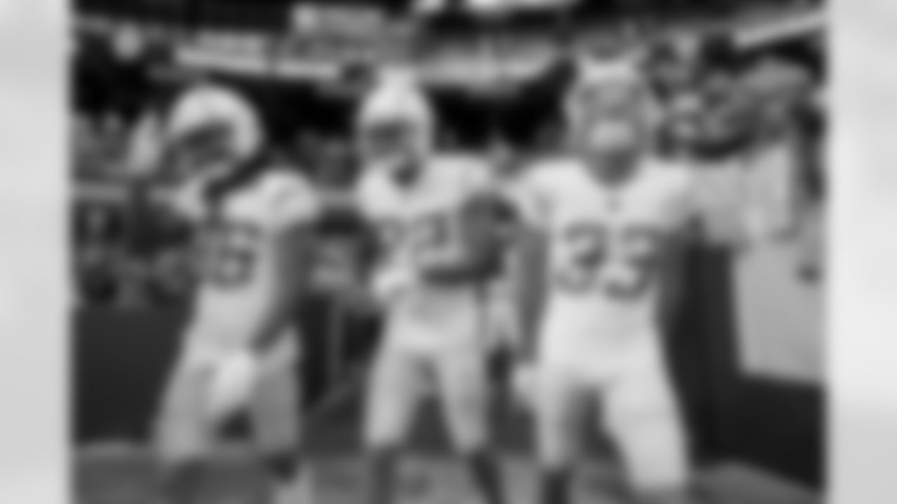 The Los Angeles Chargers prepare to play against the Las Vegas Raiders at Allegiant Stadium on December 4, 2022 in Las Vegas, Nevada.