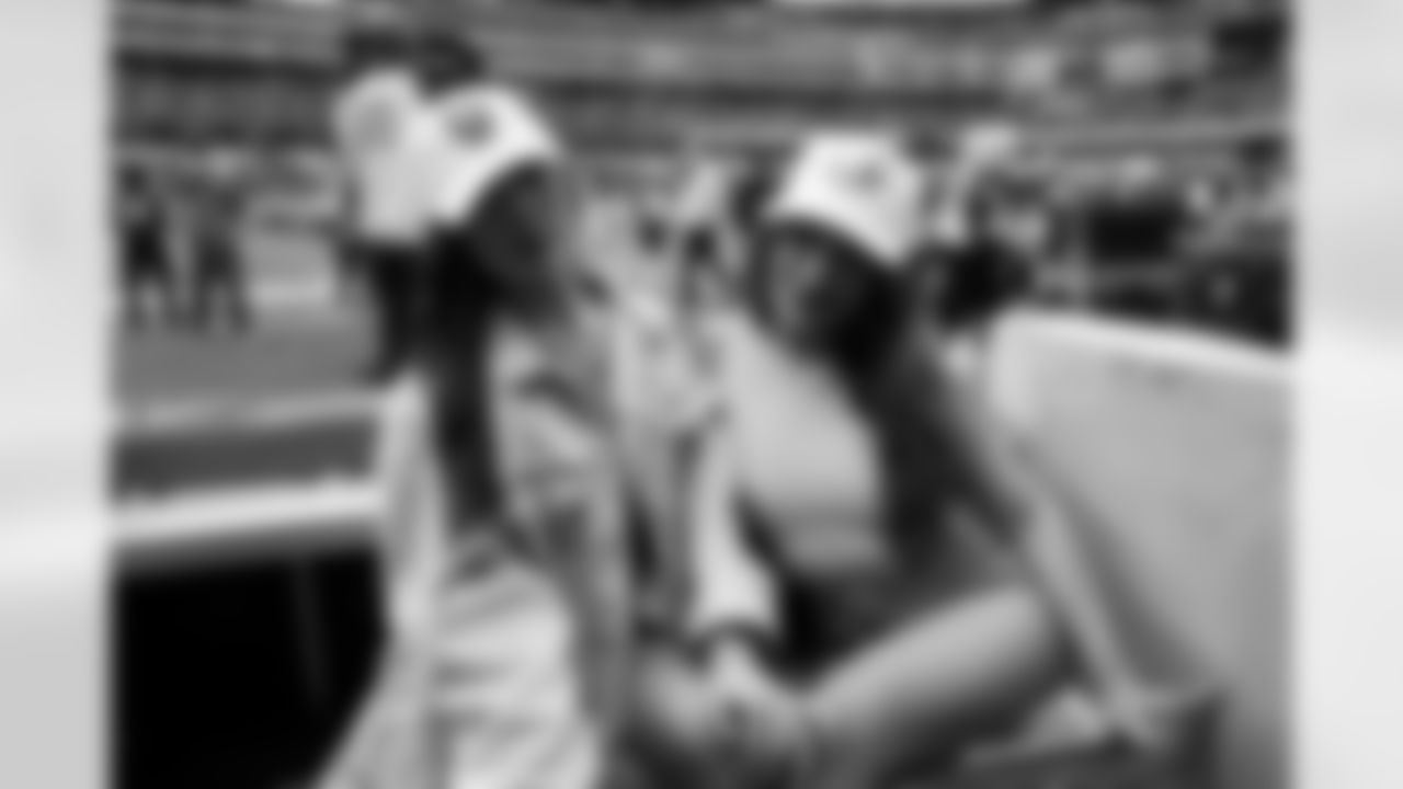 Social Media Influencer Maddie Brodsky and friend attend an NFL game between the Los Angeles Chargers and Las Vegas Raiders on Sunday, Oct. 1, 2023 in Inglewood, CA.