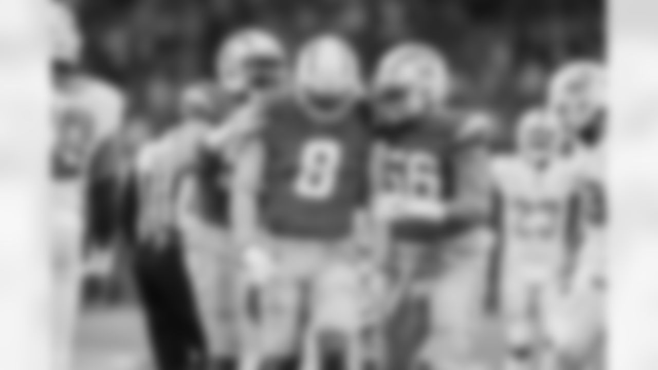 The Los Angeles Chargers defeated the Miami Dolphins by a score of 23-17 at SoFi Stadium on December 11, 2022 in Inglewood, California.
