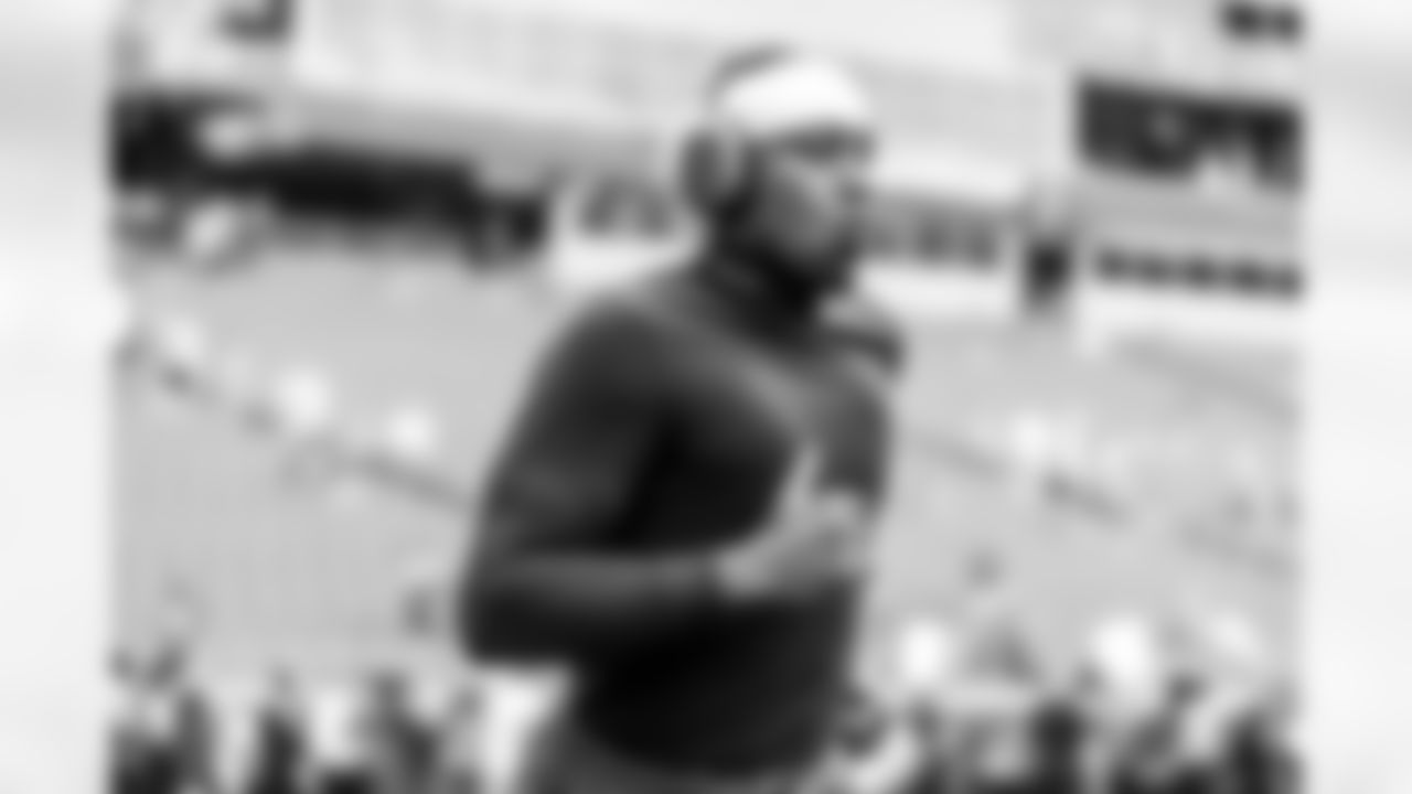 The Los Angeles Chargers prepare to play against the Kansas City Chiefs at Geha Field at Arrowhead Stadium on September 15, 2022 in Kansas City, Missouri.