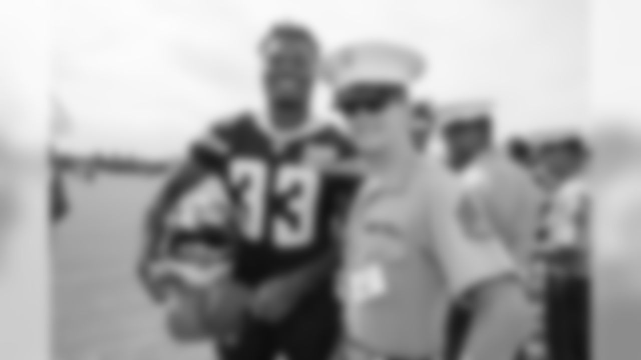 Los Angeles Chargers Community Relations Boots and Bolts at Hoag Performance Center on Friday September 28, 2018.