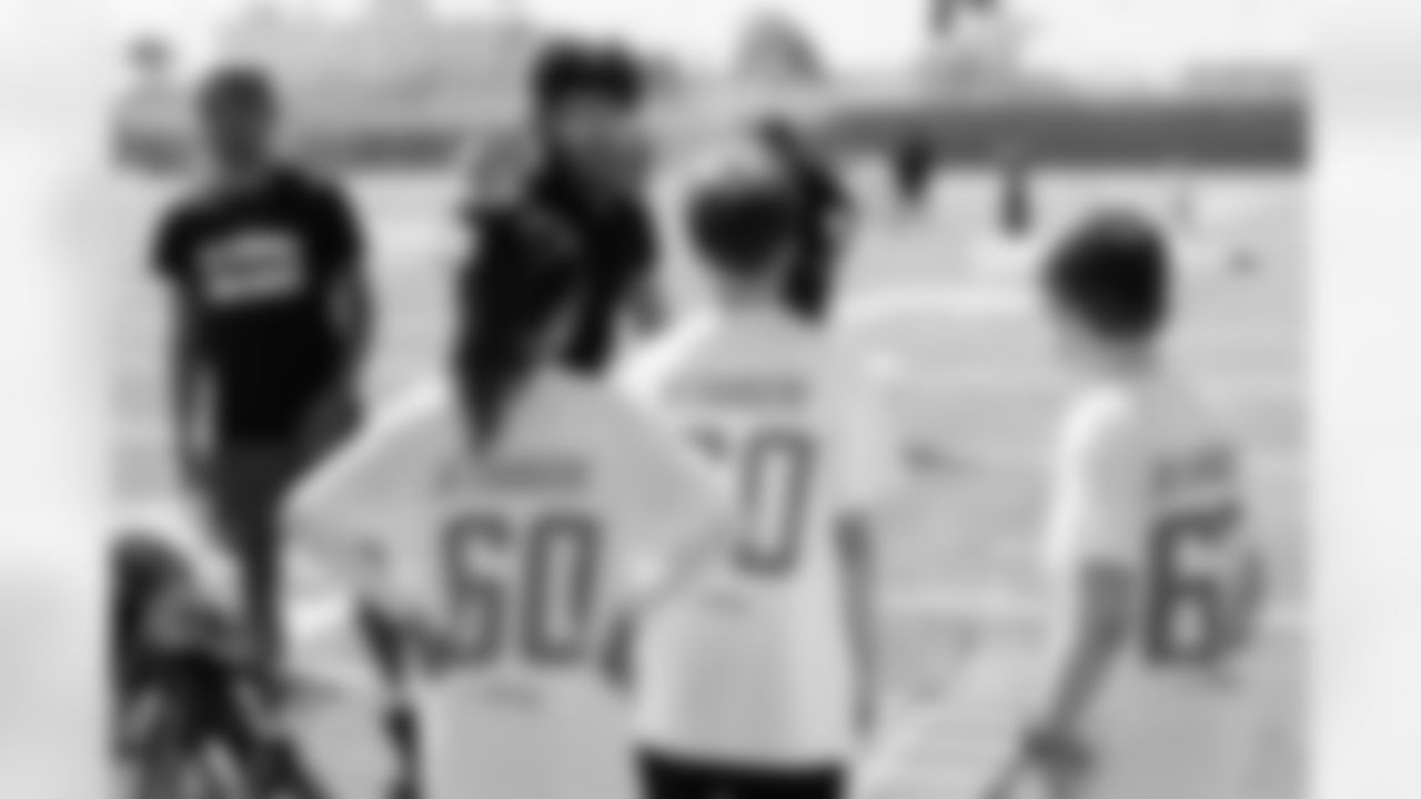 The Los Angeles Chargers host a Play60 event with Bob Hope USO on Saturday, April 1, 2023 at Poly High School in Long Beach, CA.