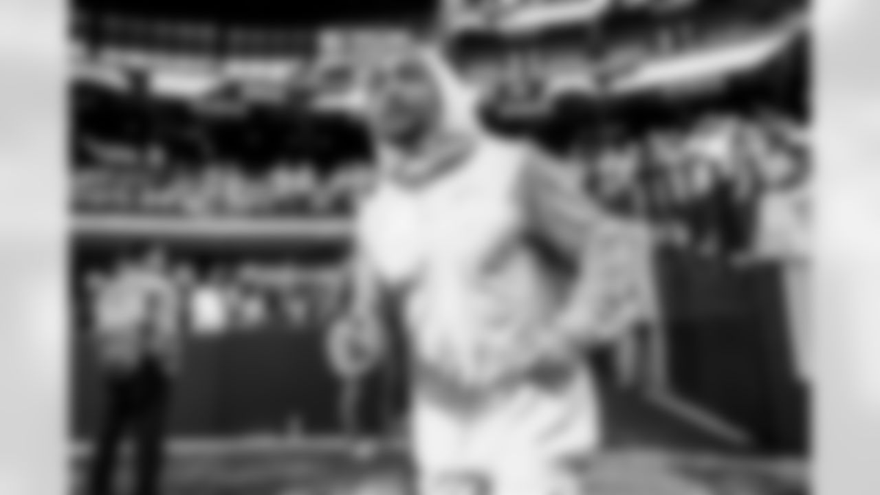 The Los Angeles Chargers prepare to play against the Las Vegas Raiders at Allegiant Stadium on December 4, 2022 in Las Vegas, Nevada.