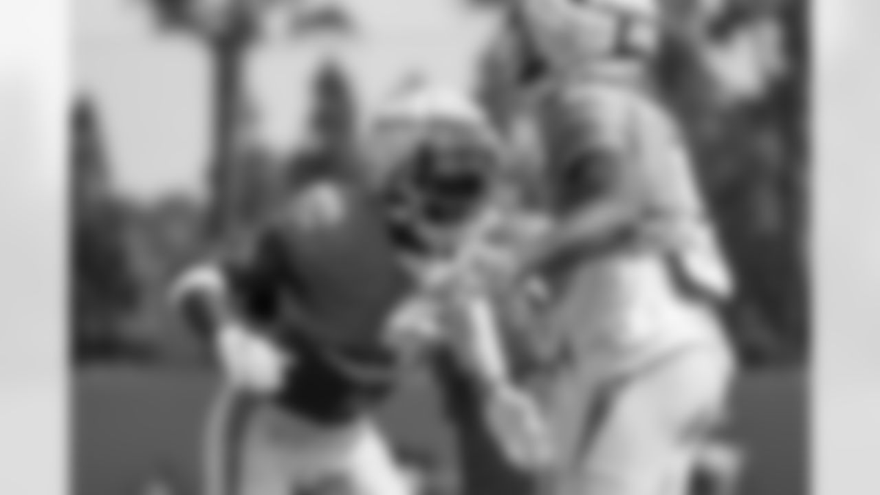 The Los Angeles Chargers practice on Friday, October 13, 2023 at Hoag Performance Center in Costa Mesa, CA.