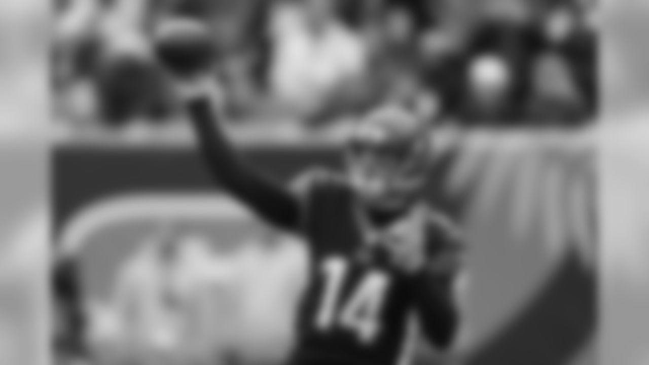 Cincinnati Bengals quarterback Andy Dalton passes in the first half of an NFL football game against the Chicago Bears, Sunday, Dec. 10, 2017, in Cincinnati. (AP Photo/Gary Landers)