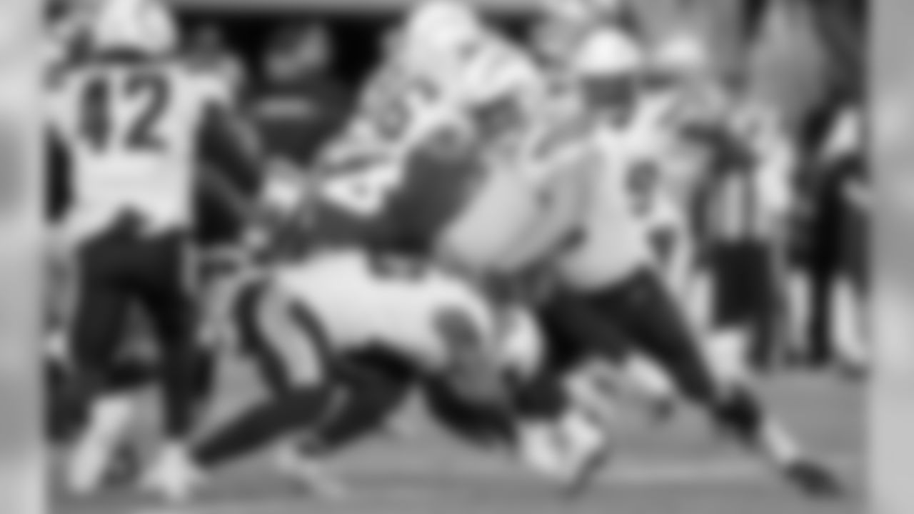 Los Angeles Chargers at San Francisco 49rs on Thursday, August 30, 2018 in Santa Clara, CA. Final score: LAC 23 vs SF 21 . (Chargers/Mike Nowak)
@Chargers - - chargers.com - -
