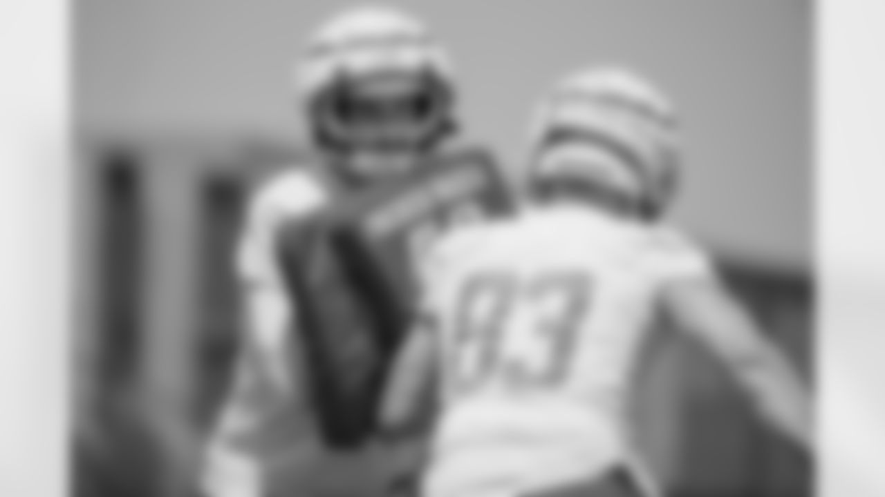 The Los Angeles Chargers practice on Thursday, August 31, 2023 at Hoag Performance Center in Costa Mesa, CA.