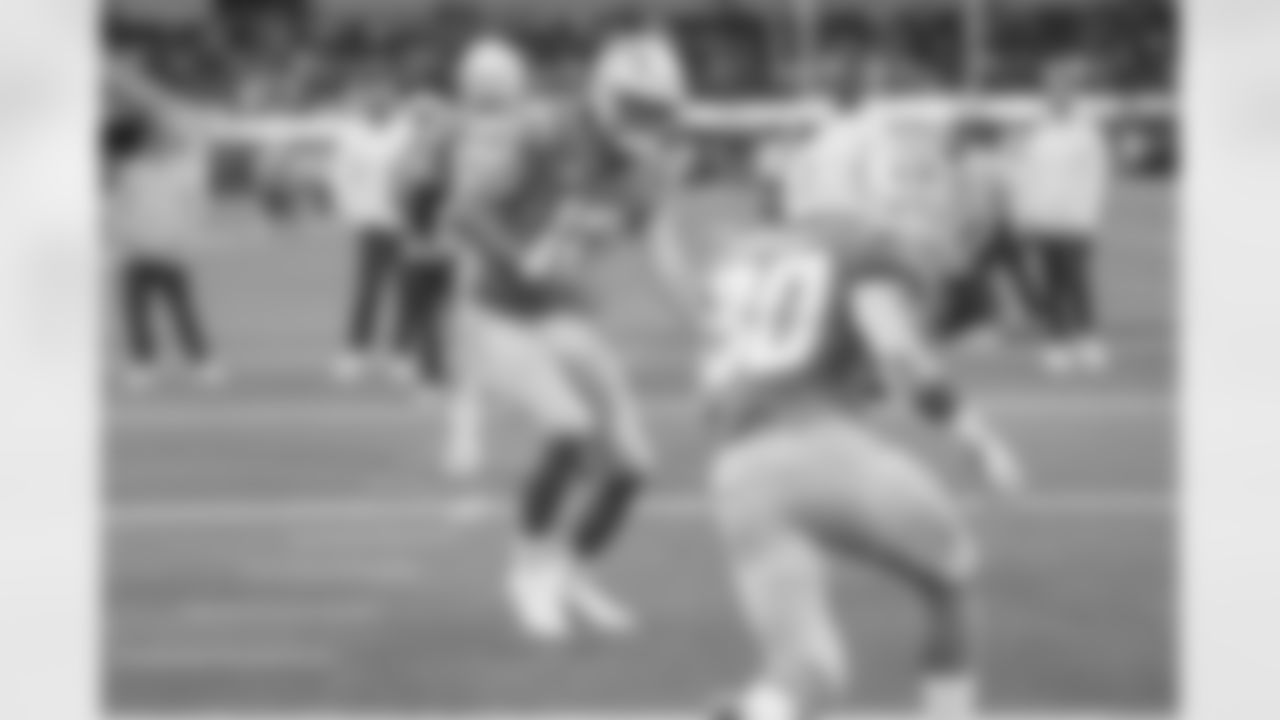 The Los Angeles Chargers prepare to play against the Miami Dolphins at SoFi Stadium on December 11, 2022 in Inglewood, California.