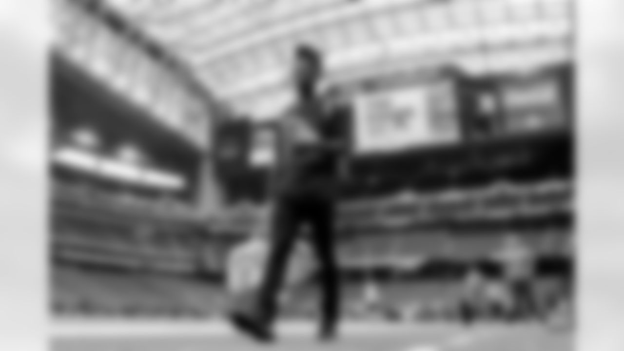 The Los Angeles Chargers arrive at NRG Stadium to play against the Houston Texans on October 2, 2022 in Houston, Texas.