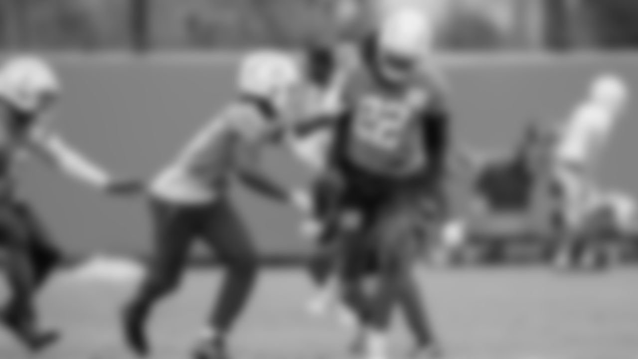 The Los Angeles Chargers practice on Saturday, October 15, 2022 at Hoag Performance Center in Costa Mesa, CA.