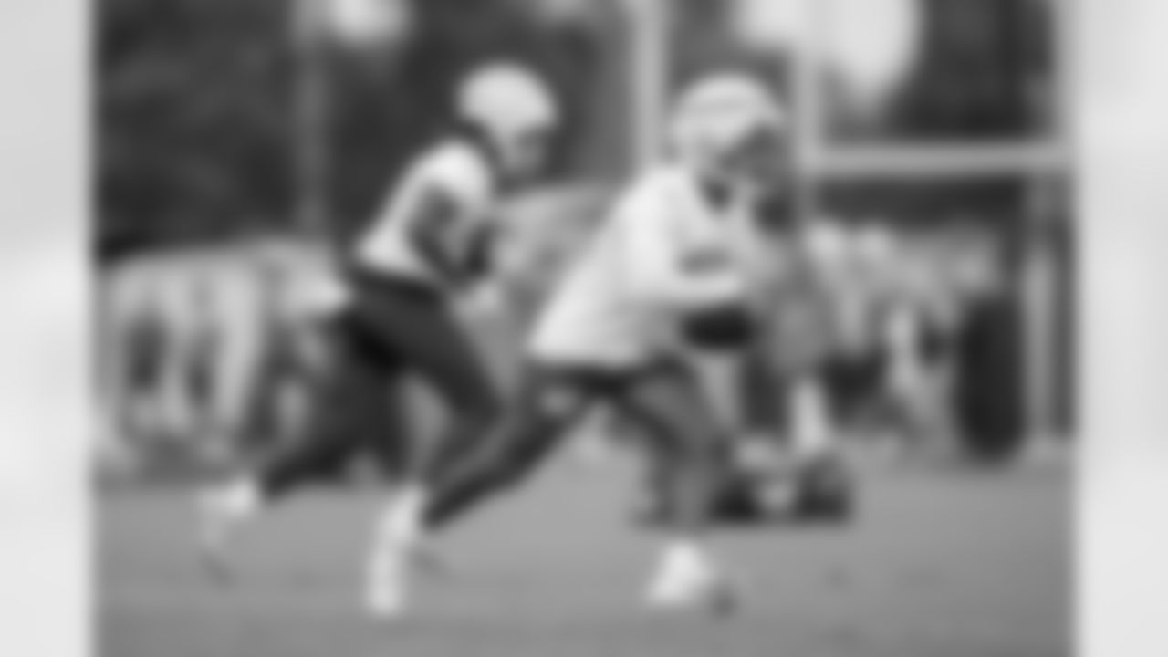 The Los Angeles Chargers practice on Friday, September 29, 2023 at Hoag Performance Center in Costa Mesa, CA.