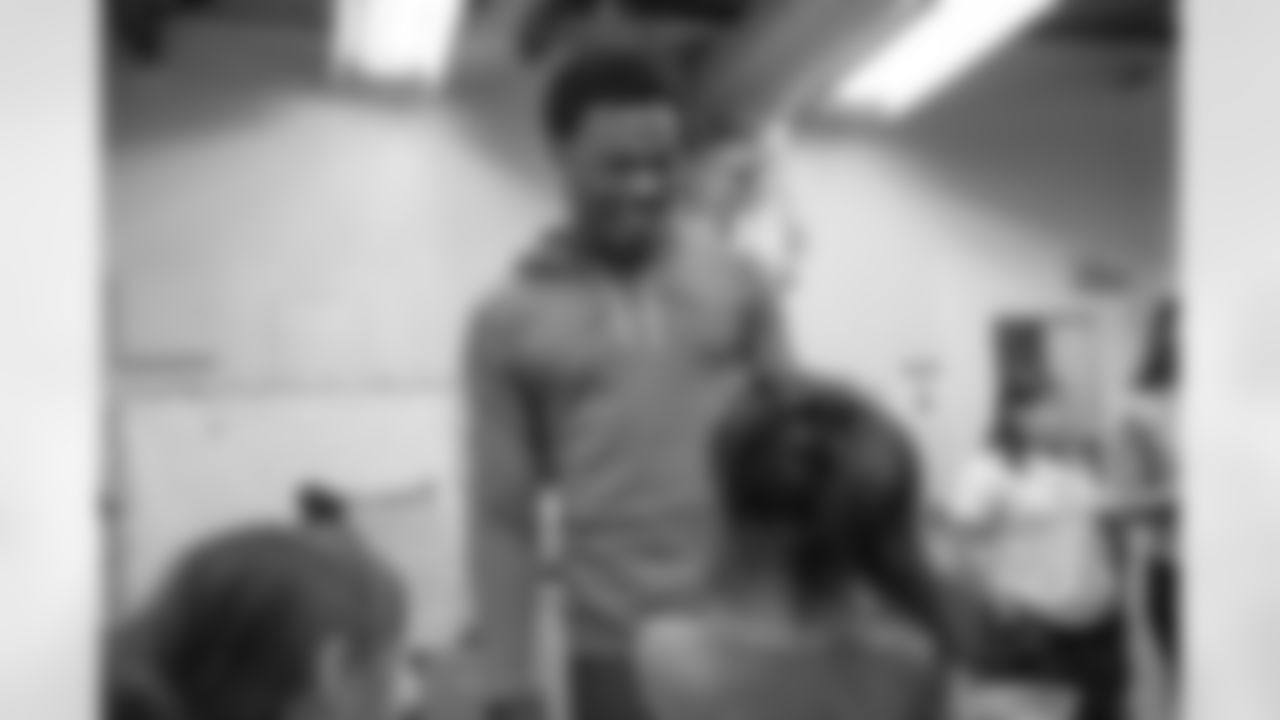 The Los Angeles Chargers participate in the "Bolts Book Club" on Tuesday, July 18, 2023 at Watts/Willowbrook Boys & Girls Club in Los Angeles, CA.