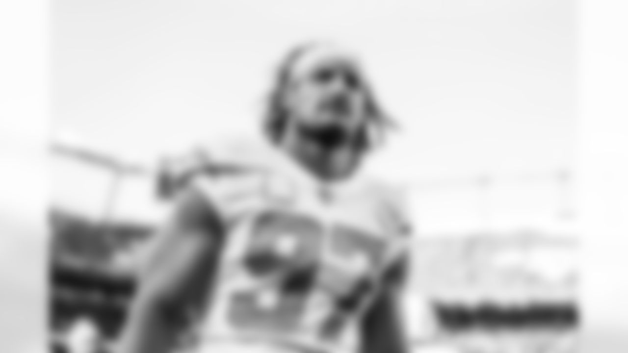 The Los Angeles Chargers prepare to play against the Denver Broncos at Empower Field at Mile High on January 8, 2023 in Denver, Colorado.