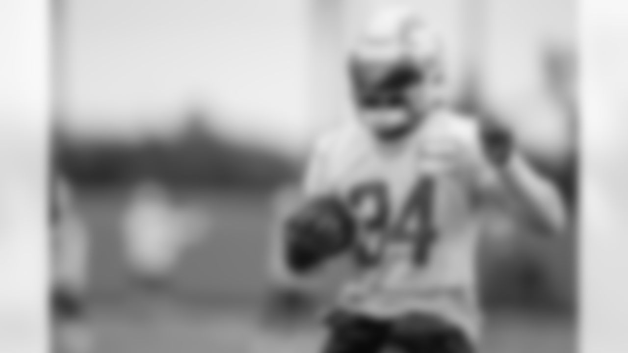 Chargers players during the fifth OTA of the 2023 off-season program