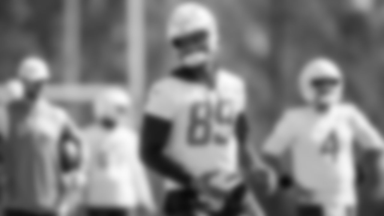 The Los Angeles Chargers practice on Friday, October 7, 2022 at Hoag Performance Center in Costa Mesa, CA.