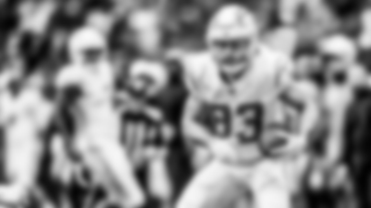 Take a look at the best black and white photos from when the Los Angeles Chargers defeated the Houston Texans by a score of 34-24 at NRG Stadium on October 2nd, 2022 in Houston, Texas.