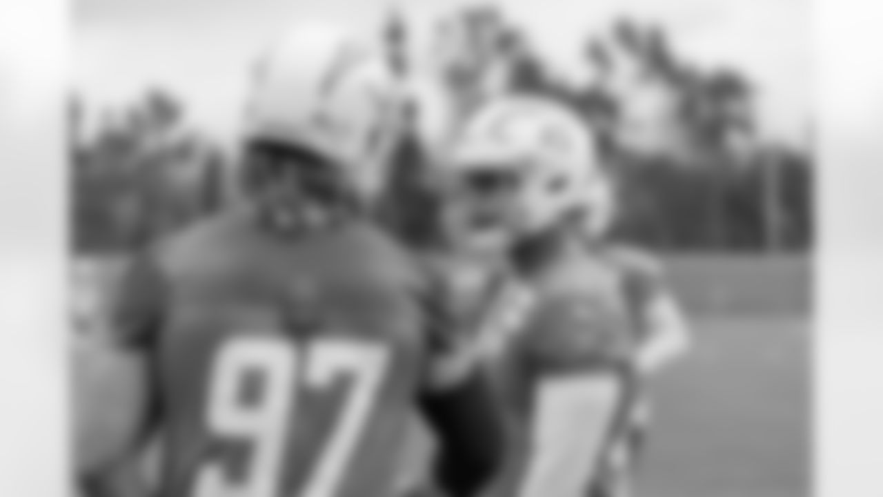 Chargers players during the fifth OTA of the 2023 off-season program
