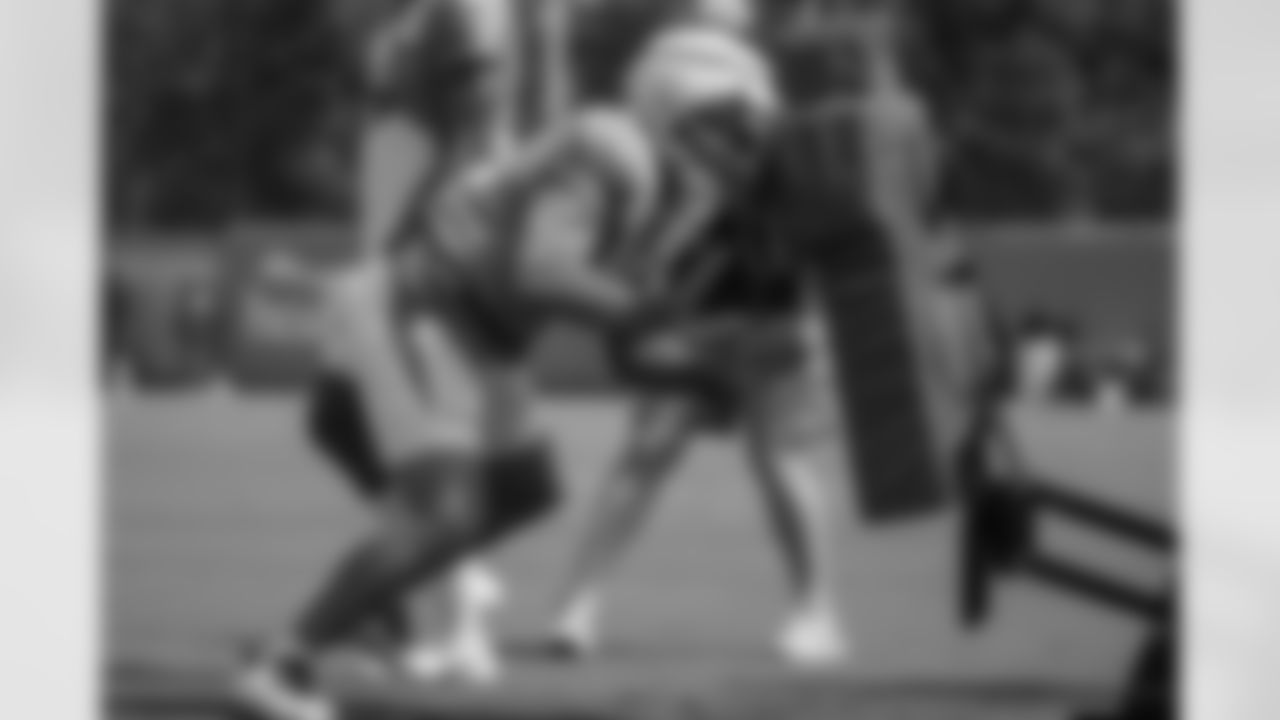 The Los Angeles Chargers practice on Friday, October 13, 2023 at Hoag Performance Center in Costa Mesa, CA.