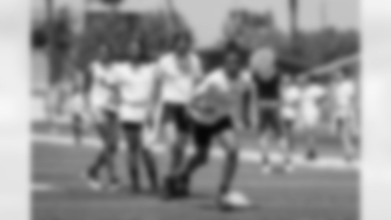 The Chargers hosted a girl's flag football camp for the Corona-Norco School District at Centennial High School.