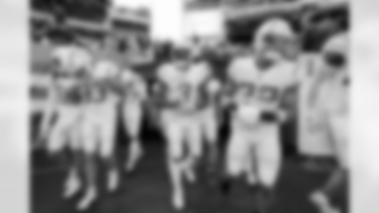 The Los Angeles Chargers prepare to play against the Cleveland Browns at FirstEnergy Stadium on October 9, 2022 in Los Angeles, California.