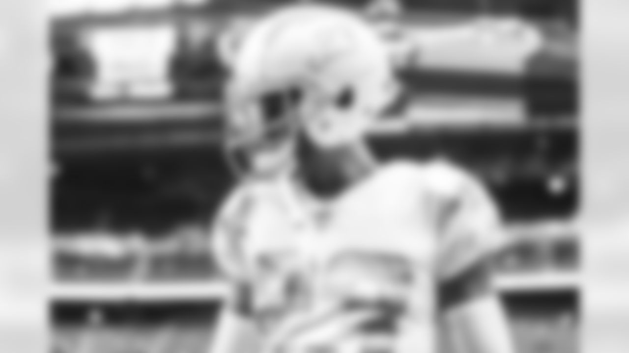 The Los Angeles Chargers prepare to play against the Houston Texans at NRG Stadium on October 2, 2022 in Houston, Texas.