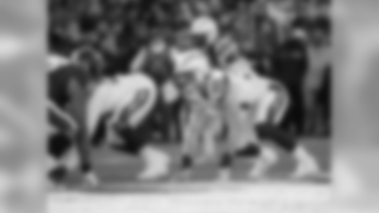 Joey Bosa defends against the Baltimore Ravens at M&T Bank Stadium on Sunday, Jan. 6, 2019