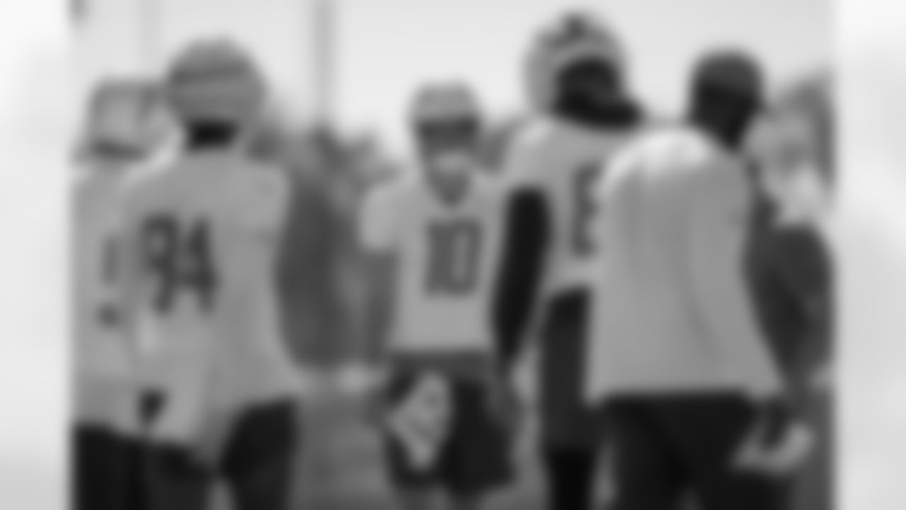 The Los Angeles Chargers practice on Saturday, October 14, 2023 at Hoag Performance Center in Costa Mesa, CA.