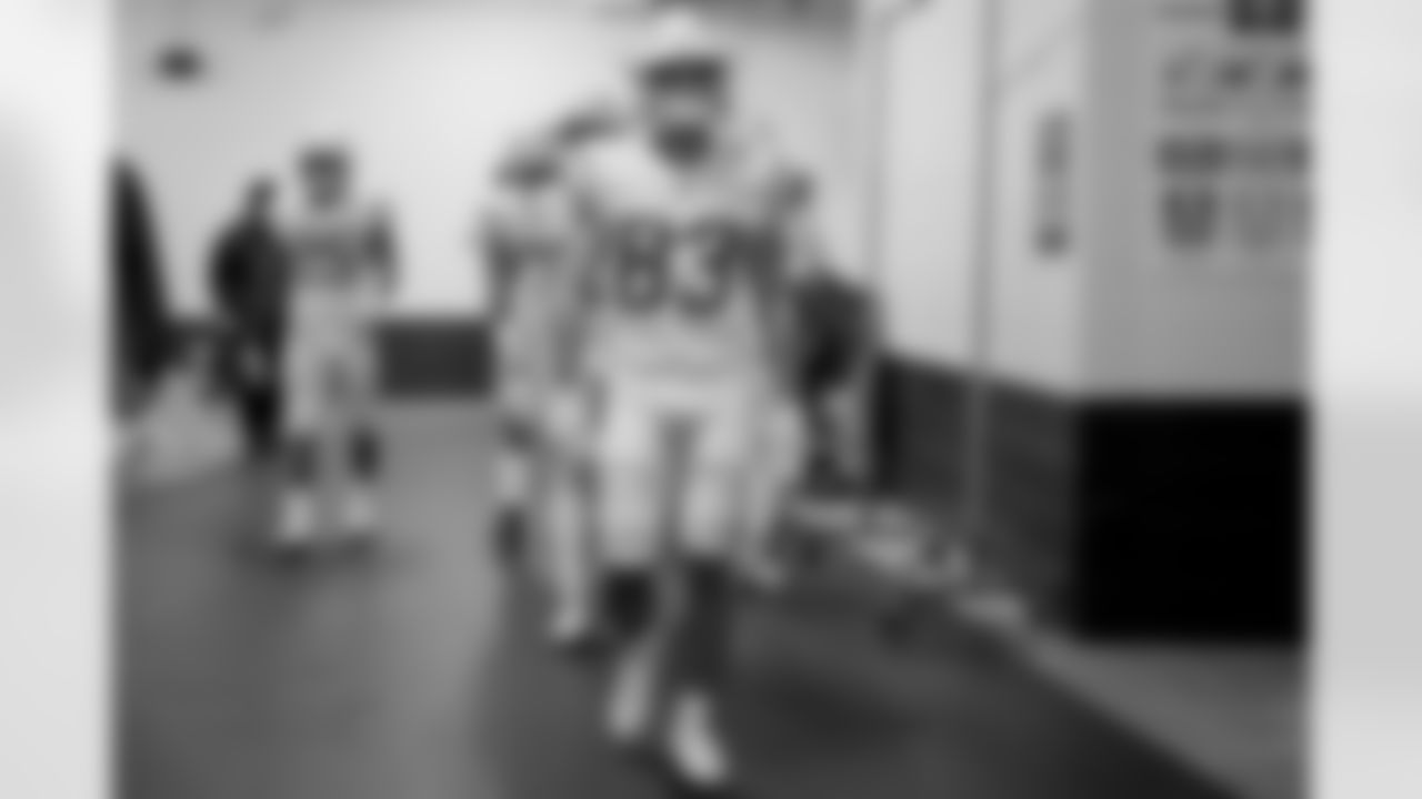 The Los Angeles Chargers prepare to play against the Cleveland Browns at FirstEnergy Stadium on October 9, 2022 in Los Angeles, California.
