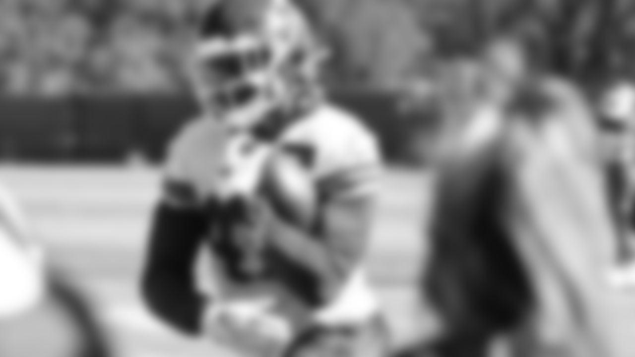 Kansas City Chiefs Linebacker Darius Harris (47) during Week 6 preparation for the Buffalo Bills.