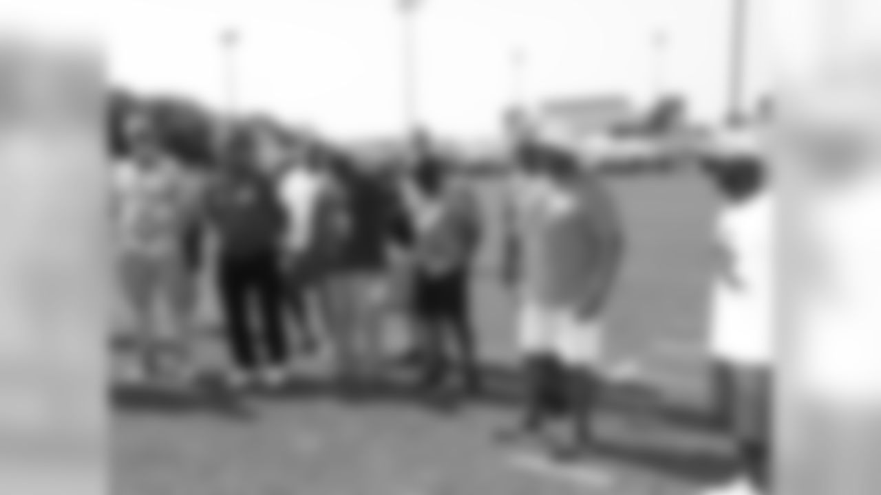 Alumni during practice on 8/11/18 at Chiefs Training Camp at Missouri Western State University in St. Joseph, Missouri.