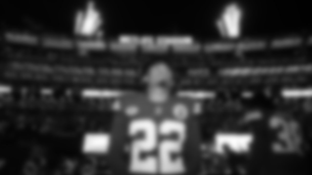 Kansas City Chiefs cornerback Trent McDuffie (22) prior to the regular season Week 4 NFL Football Game on Sunday, October 1, 2023 at MetLife Stadium in East Rutherford, NJ.