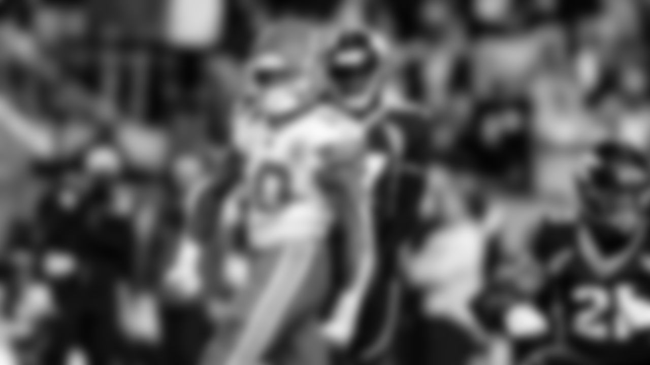 Kansas City Chiefs running back Isiah Pacheco (10) celebrates the game sealing run during an NFL football game against the Denver Broncos, Sunday December 11, 2022