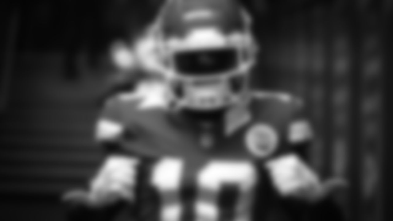 Kansas City Chiefs Wide Receiver Tyreek Hill (10) in the tunnel prior to an NFL football game against the New England Patriots, Monday, Oct. 5, 2020 in Kansas City.